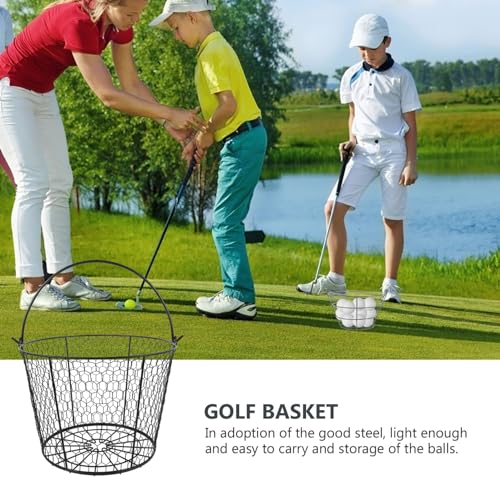 Abaodam Golf Basket Portable Golf Container Pressure Resistant Design for Outdoor Sports Easy Storage and Carrying for Driving Range