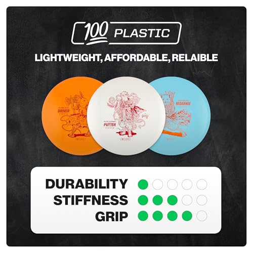 Prodigy 100 Series Disc Golf Set | 3 Piece Disc Golf Starter Set for Beginners | Includes Putter, Midrange, Driver | Perfect for Beginners | Lightweight, Easy to Throw | 159g & Under (Colors May Vary)