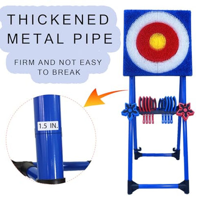 Party Games Axe Throwing Game for Backyard,Lawn Darts Fun Games for Adults and Family,Outside,Indoor,Beach,Yard,Camping,Carnival Games for Elderly,Children, Teenagers,Safe Material, Portable