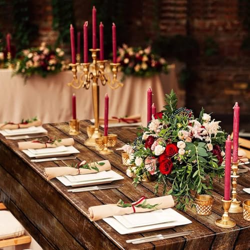 2 Pack Christmas Plastic Tablecloths Plastic Table Covers Disposable Table Cloths BBQ Picnic Birthday Wedding Party Waterproof Tablecloth Dark Wood Grain TableCovers 54 x 108 in - color: Deep Tree Pattern