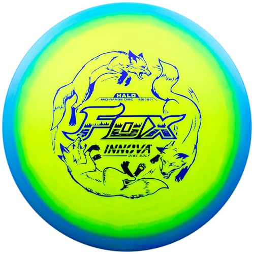 Innova Halo Star Fox Disc Golf Mid-Range, Far Gliding Mid-Range Disc (Colors Will Vary) - size: 178-180g