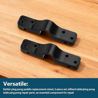 2 Pcs Compatible with Kettler Ping Pong Replacement Bracket Holder, Heavy Duty Replacement Bracket Compatible with Kettler Ping Pong Table Frame (Fits 18mm Round Poles)