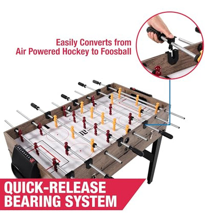 MD Sports Combination Games Multiple Styles Arcade Collection, Billiards, Ping Pong, Hockey, Basketball and Foosball Combination Kit Comes with All The Basics - style: 48 In. Combo (3-in-1)
