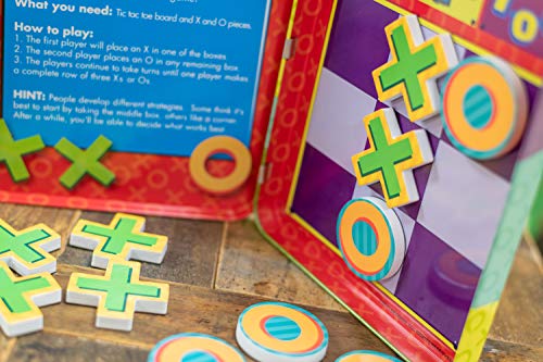 TS Shure by Bendon Tic-Tac-Toe Games Magnetic Activity Tin with Foam Magnet Sheet 50522 - style: Tic Tac Toe Game Tin
