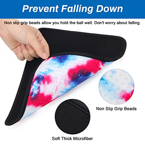 2+2 Bowling Ball Towel Kit, 10" x 8" Shammy Pad With Easy Grip Dots, Non-Slip Polisher Bag for Clean/Storage