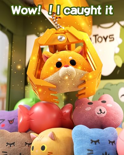 Claw Machine for Kids, Mini Vending With Game Coins & Music, Prize Dispenser Toys for Girls and Boys, Electronic Claw Game for Party Birthdays, Includes 30 Mini Toys (Dinosaur) - style: Dinosaur