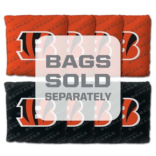 YouTheFan NFL 2' x 4' Slogan Series Professional Wood Cornhole Game - color: Cincinnati Bengals