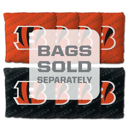 YouTheFan NFL 2' x 4' Slogan Series Professional Wood Cornhole Game - color: Cincinnati Bengals