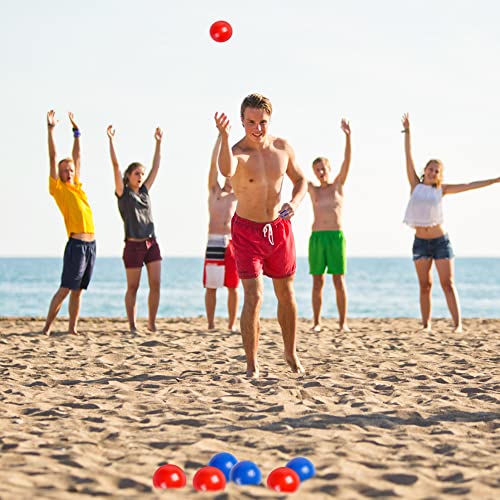 LuluCircle LuluBall Outdoor Beach Toss Game Set 10 Balls, Beach Games, The Beach Must-Have Game for Family Adult Friends (American Blue)