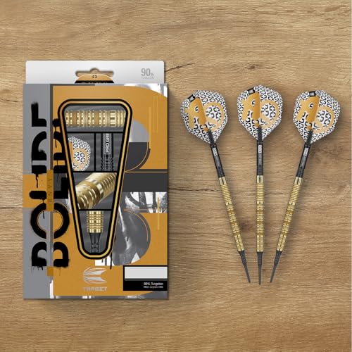 Target Darts Bolide Envy 90% Tungsten Soft Tip Dart Set (Barrel 10), 18G/21G | No.6 Flights & Pro Grip EVO Shafts, Electronic Pixel Tips Included | Professional Dart Sets - size: 18G