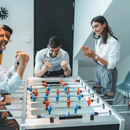 SUPVOX Foosball Score Keepers: Abacus Style Table Soccer Scoring Beads - Black Wooden Scoreboard with Metal Rods - Universal Fit for Most Football Tables