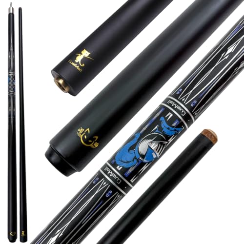 CueMall 58" 2-Piece Billiard Pool Cue Sticks,12.5mm Fiberglass Graphite Composite Billiard Cue Sticks,19oz Pool Sticks Tacos de billar for Adults Men/Women, House or Commercial/Bar Use - color: CueMall-C