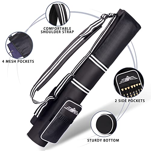 Champkey Professional Golf Sunday Bag (Carry 3-9 Clubs) - 6 Carry Pockets & Adjustable Sling Strap Golf Carry Bag Ideal for Golf Course & Travel