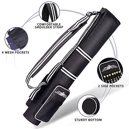 Champkey Professional Golf Sunday Bag (Carry 3-9 Clubs) - 6 Carry Pockets & Adjustable Sling Strap Golf Carry Bag Ideal for Golf Course & Travel
