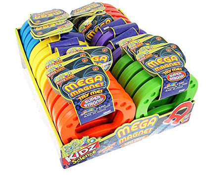 JA-RU Mega Magnet Toy (1 Magnet Horseshoe Shaped) Strong Magnets for Preschool Science Experiments & Classroom Activities for Kids. Educational Toy. School Supply. 5460-1
