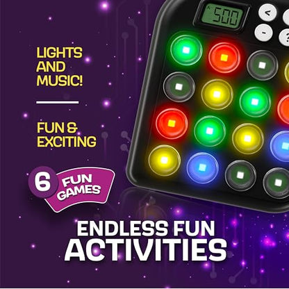 Croove Brain Teasers & Memory Game, 6 Fun Games for Kids, Cool Stocking Stuffers Toys, Best Activities for Boy, Gift Ideas for Boys & Girls Ages 6-8 9 10 11+ Year Old