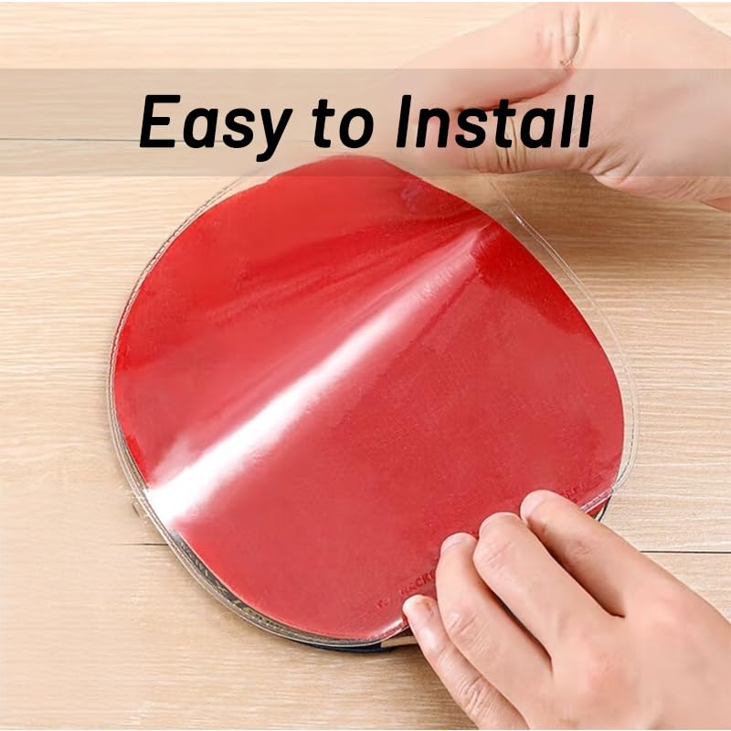 8 Pack Table Tennis Racket Film - Transparent Protective Film for Table Tennis - Maintenance Cover Accessories for Ping Pong Paddles