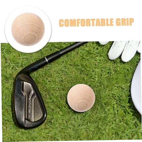 ERINGOGO Unfinished Wooden Craft Spheres Round Balls for Family Games and Backyard Fun Lightweight Replacement Croquet Balls for Outdoor Sports and Activities