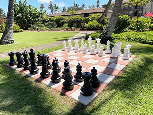 Chess House Giant Chess Set - 25 inch King, 32 Pieces, All-Weather Outdoor