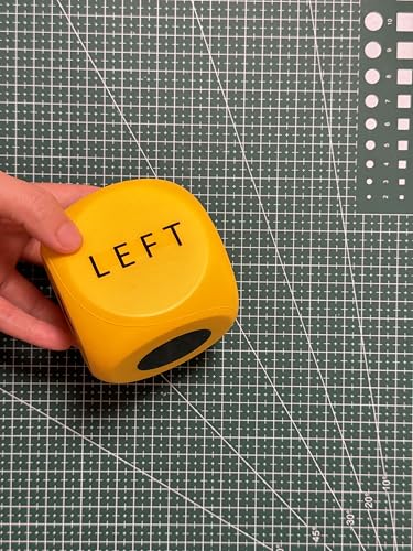 Giant Left Right Point Center Dice Game with 24 Large Chips & Carry Bag. 3.5" Jumbo Foam Indoor/Outdoor & Lawn Dice Game for Family - color: Jumbo Yellow Foam Dice