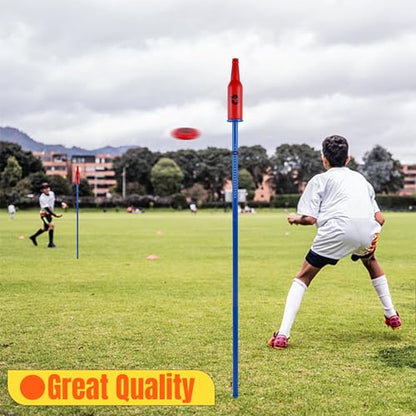 Juegoal Outdoor Flying Disc Game Set, Yard Games Set, Outside Fun Disc Toss Game for Beach Lawn Backyard Park Camping - style: Regular