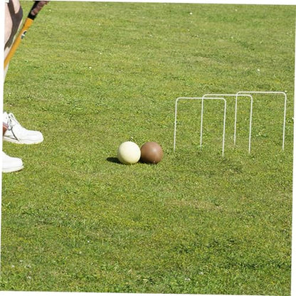 8pcs Croquet Wickets for Outdoor Lawn Games Quick Installation and Portable Design Construction for Croquet Gateball and Soccer Fun
