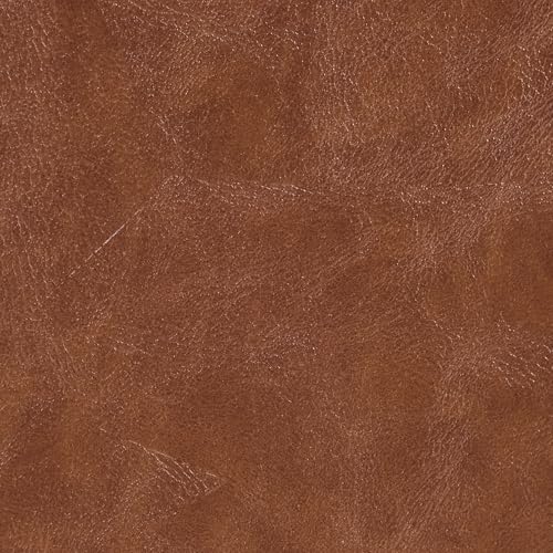 BarberPub Waiting Room Chairs, Heavy Duty Office Guest Reception Bench, Faux Leather Upholstered Lobby Chairs for Salon, Conference Room 7008 (Cognac) - color: Cognac