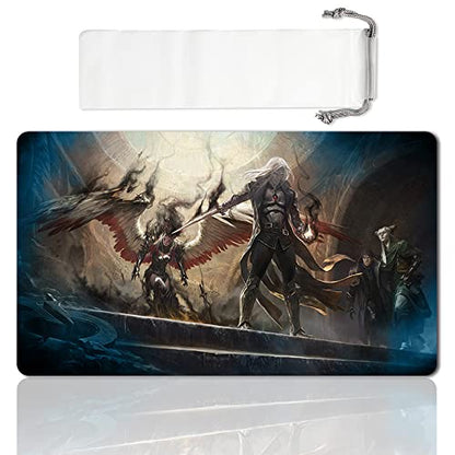 Board Game MTG Playmat Games Size 60X35 cm CCG Compatible for MTG CCG RPG Trading Card Game (ANGUISHED UNMAKING) - color: Anguished Unmaking