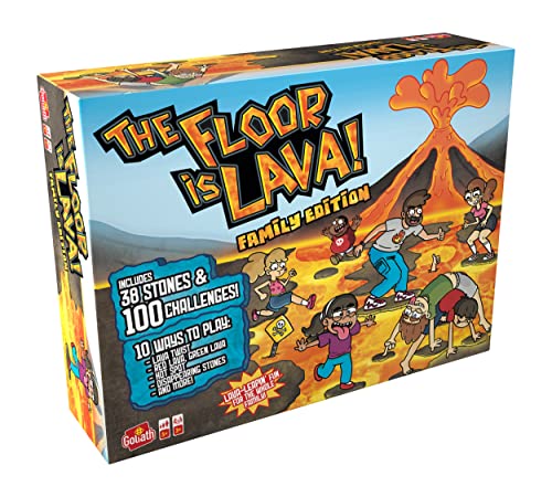 Goliath The Floor is Lava! Family Edition, Board Games from 5 Years, The Floor is Lava Family Edition, for 3 or More Players