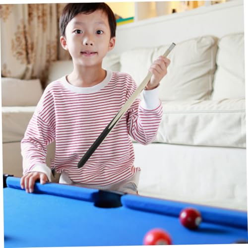 balacoo 2Pcs Short Pool Cue Sticks Lightweight Wooden Billiards Tool for Boys and Portable Cue for Billiard Training for Pool Games