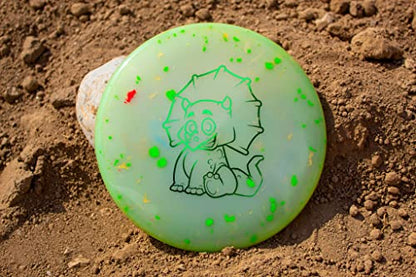 Triceratops Disc Golf Putter for Children | Ultra Lightweight | Made by Dino Discs