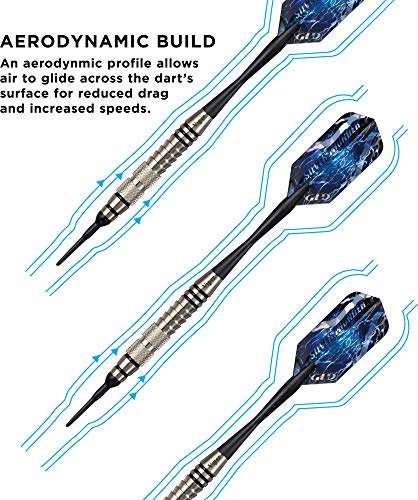 Viper Silver Thunder Soft Tip Darts - size: 18 Grams, style: 2 Knurled Bands