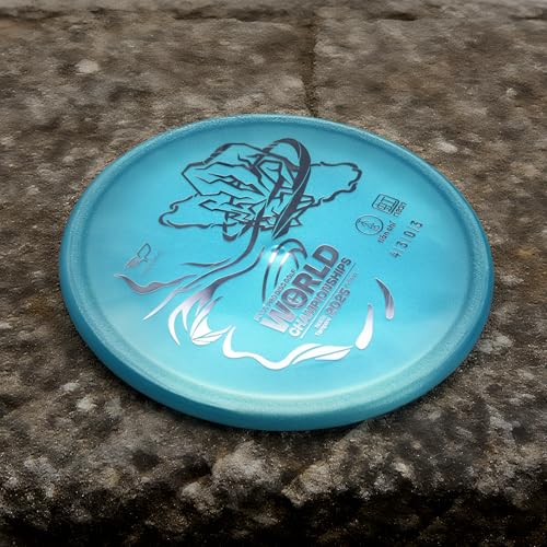 Yikun Midrange Disc Golf Discs|Pro Worlds 2025 Limited Edition|Overstable Mid-Range Discs Golf 170-176g| Technical Approach Disc for Wooded Courses in Premium Plastic - color: Pro Worlds 2025