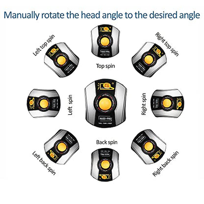 Ping Pong Robot Machine with 36 Different Spin Balls Table Tennis Robots Automatic Ball Machine for Training - color: Upgrade Version