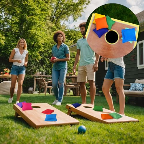 45 PCS Small Colorful Nylon Bean Bags Bulk Bean Bag Hand Toss for Sports Outdoor