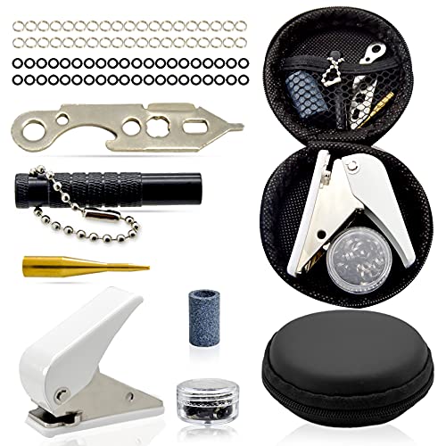 DIMBOI Accessory Kit for Soft Tip and Steel Tip Darts With O Ring, Sharpener, Wrench, Point Remover, Flight Hole Punch Tool, and Accessories Set