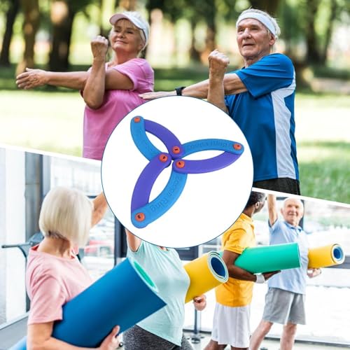 Flying Ring Folding BomerangToy, Aerodynamic Flying Disc, Wind Resistant Foldable Boomerangs, PlasticToy Ultimate Glider Toss Game, for Beach FrisbeePark Activities Outdoor Toy TeenFrisbee