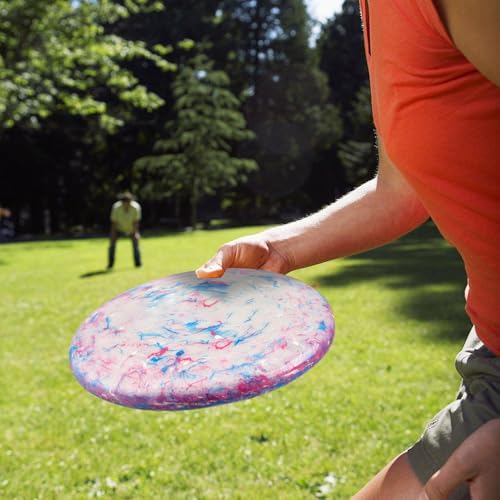 MiOYOOW Flying Disc, 175g 10.8 Inch Outdoor Recreation Disc, Stable Flight for Adults Beach Camping Team Playing - color: Color 2