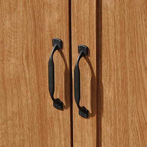 Sauder Storage Cabinet, Highland Oak Finish - color: Highland Oak