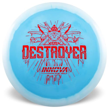 Innova Halo Star Destroyer Disc Golf Driver – Disc Golf Distance Driver, Fast and Stable Power Driver (Colors Will Vary) - size: 140-150g