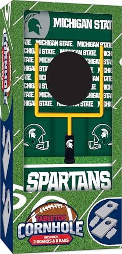 MasterPieces NCAA Syracuse Orange Tabletop Cornhole Game - Home Decor - style: Michigan State Spartans