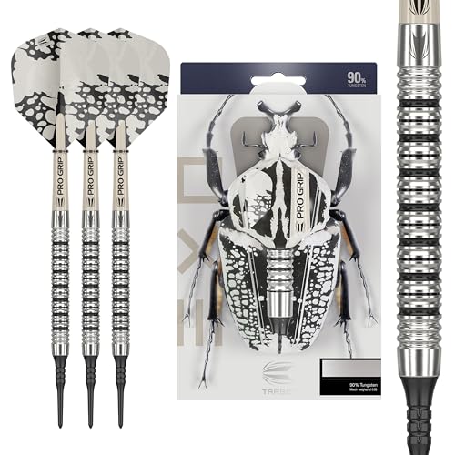 TARGET Darts EXO Edition 90% Tungsten Soft Tip Darts Set – Professional Soft Tip Dart Sets, Pixel Tip Darts with Pro Grip Shafts and No.6 Flights - size: 20G, style: EXO 11