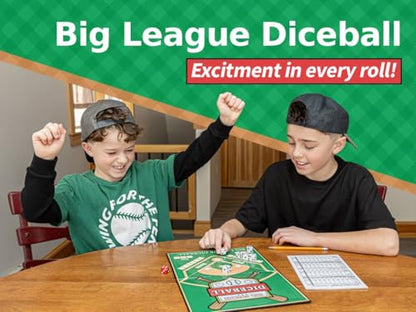 The Action-Packed Baseball Board Game with Both Offensive & Defensive Play, Easy to Learn for Kids and Adults, Great Gift Idea
