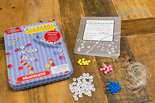 TS Shure by Bendon Friendship Bracelet Mini Craft Activity Tin with 190 Beads and Elastic Cord 51243 - style: Friendship Bracelet Craft Tin