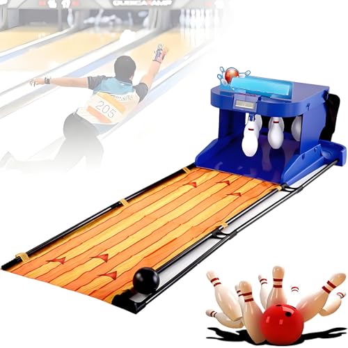 Indoor Bowling Ball Set Bowling Home Bowling Alleys with LED Scoreboard and Automatic Reset Electronic Bowling Set Lighting and Simulation Sound Effect, for Family Fun 3.5m/11ft - color: 3.5m/11ft