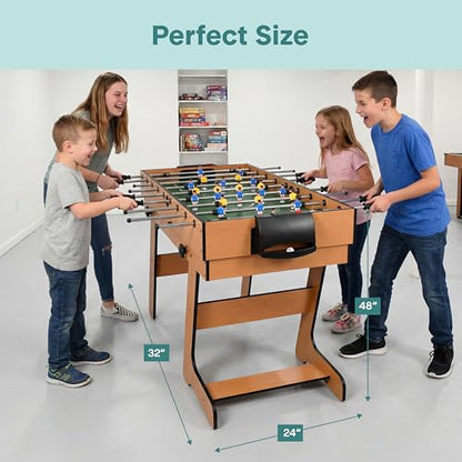 SereneLife 2-in-1/4-in-1/5-in-1 Multi-Game Table – Foosball, Air Hockey, Ping-Pong, Billiards, Shuffleboard – Family Arcade Game Table, Accessories Included (on Foot)