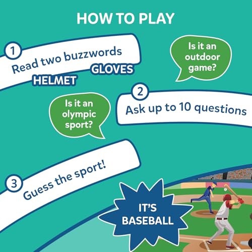 Skillmatics Guess in 10 Sports, Perfect for Boys, Girls, Kids, and Families Who Love Card Games, Toys, Travel Games, Gifts for Ages 6, 7, 8, 9 and Up - style: 7. Sports