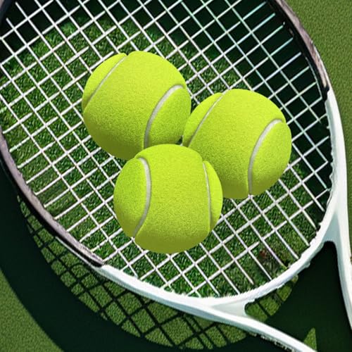 60/120 Pack Tennis Balls, Training Tennis Balls, Pet Dog Playing Balls, Practice Tennis Balls with Mesh Bag for Transport and Beginner Training - color: Yellow-60Pack