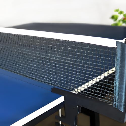 Table Tennis Net 182x15cm Thread Black Portable Replacement Net with Grip Holder for Indoor Outdoor Training and Leisure Games