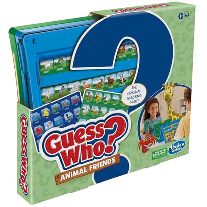 Hasbro Gaming Guess Who? Animal Friends Game | 2 Double-Sided Animal Sheets | 2-Player Board Games for Kids | Easter Gifts for Boys and Girls | Ages 6+ (Amazon Exclusive)
